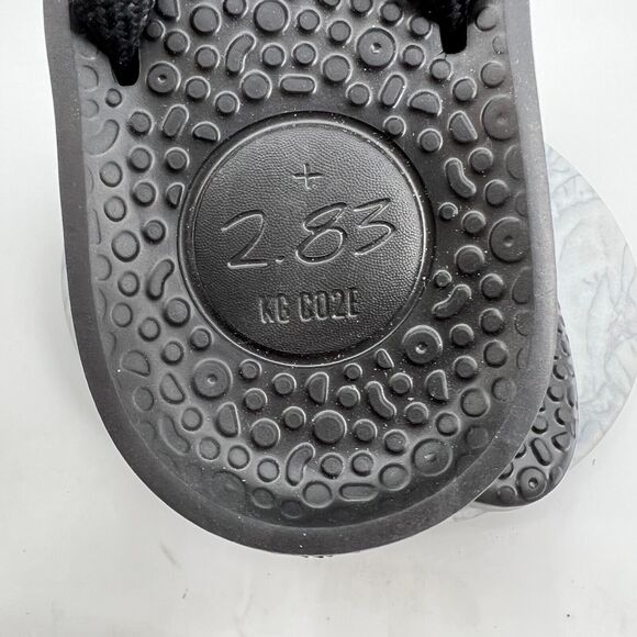 Allbirds Sugar Zeffer Flip Flops Mens 12 Black Thong Carbon Footprint Labeling main image 4